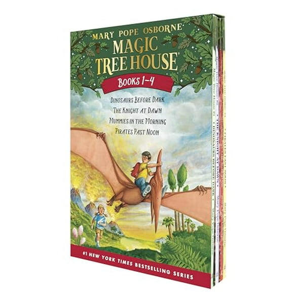 Pre-Owned: Magic Tree House Boxed Set, Books 1-4: Dinosaurs Before Dark, The Knight at Dawn, Mummies in the Morning, and Pirates Past Noon (Paperback, 9780375813658, 0375813659)