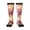 2 Black-1, variant on Knee High Socks for Women Music Note Piano Pattern Long Tube Sock Uniform Socks