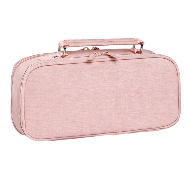 Estuche para lápices FloreceBien, organizador de estuches para lápices de gran capacidad; bolsa de almacenamiento con doble cremallera; estuche para lápices para la escuela y la oficina para