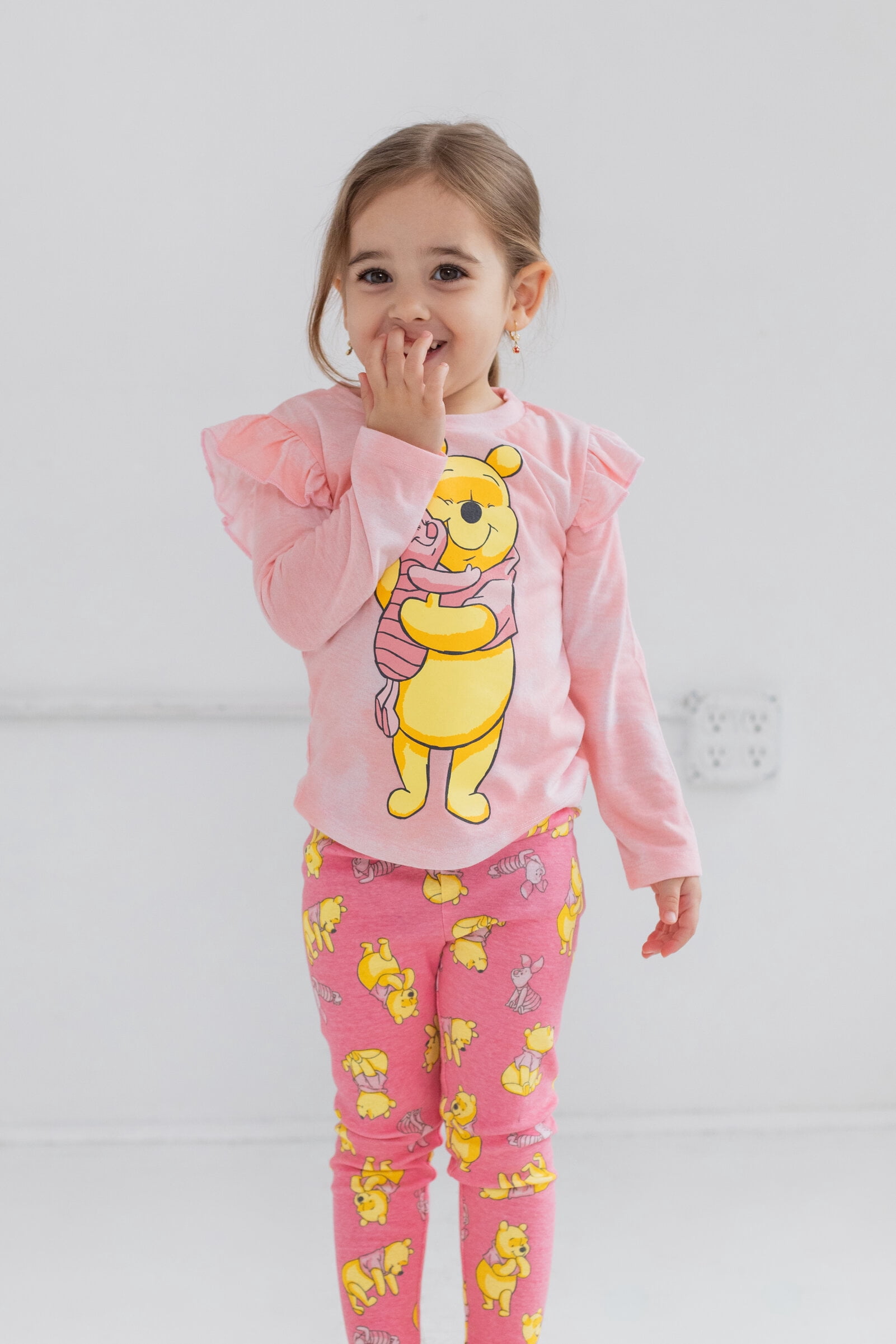 Disney Classics Infant Baby Girls T-Shirt and Leggings Outfit Set Infant to Toddler