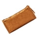 thumbnail image 4 of Estuche para lápices grande y sencillo, papel HDPE, bolsa de almacenamiento de papelería para estudiantes de gran tamaño, estuche para lápices, trapezoide invertido, marrón, 4 of 5