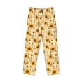 thumbnail image 2 of Haiem Coffee Plaid Sunflower Men's Pajama Pants Ultra Lightweight Pjs Bottoms Sleepwear Bottom Pants With Pocket Drawstring-X-Large, 2 of 7