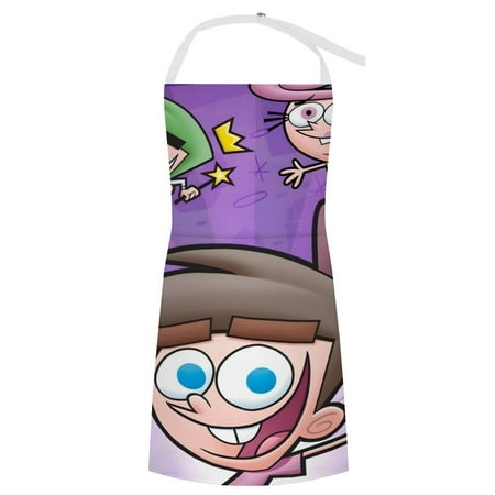 

The Fairly Oddparents-theme Cooking Aprons Home Essentials Grilling Kitchen Aprons With Pockets For Men Women House Gifts