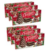 Little Debbie Christmas Tree Cakes Boxes, 30 Individually Wrapped Snack, Chocolate Pack of 6