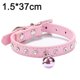 thumbnail image 2 of Gamuza elegante, deslumbrante, brillante y bonita, con 3 filas de brillantes gemas de cristal para gatos y perros., 2 of 5