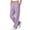 Light Purple, variant on Yungyresw Straight Leg Sweatpants Womens Wide Leg Baggy Casual Athletic Pants Elastic Waist Solid Color Trendy Fall Clothes Dark Green L