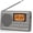 Sliver, variant on Portable AM/FM/Shortwave Radio, Battery-operated Pocket Radio, Large Digital Display, Clock Radio with Alarm And Sleep Function, Headphones Included, Emergency Use, Gift for Seniors Students