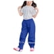 thumbnail image 1 of WILLBEST Pantalones Casuales para Mujer: Pantalones Holgados de Lino de Color Liso con Cintura Elástica para Un Estilo Sencillo y Cómodo. 110-116, 1 of 5