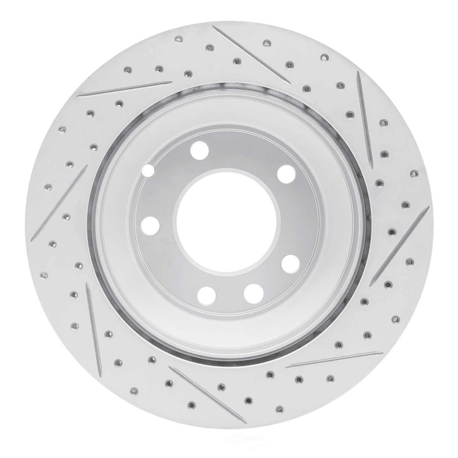 Dynamic Friction Company 830-74048L DFC Geoperformance Rotor - Drilled and Slotted