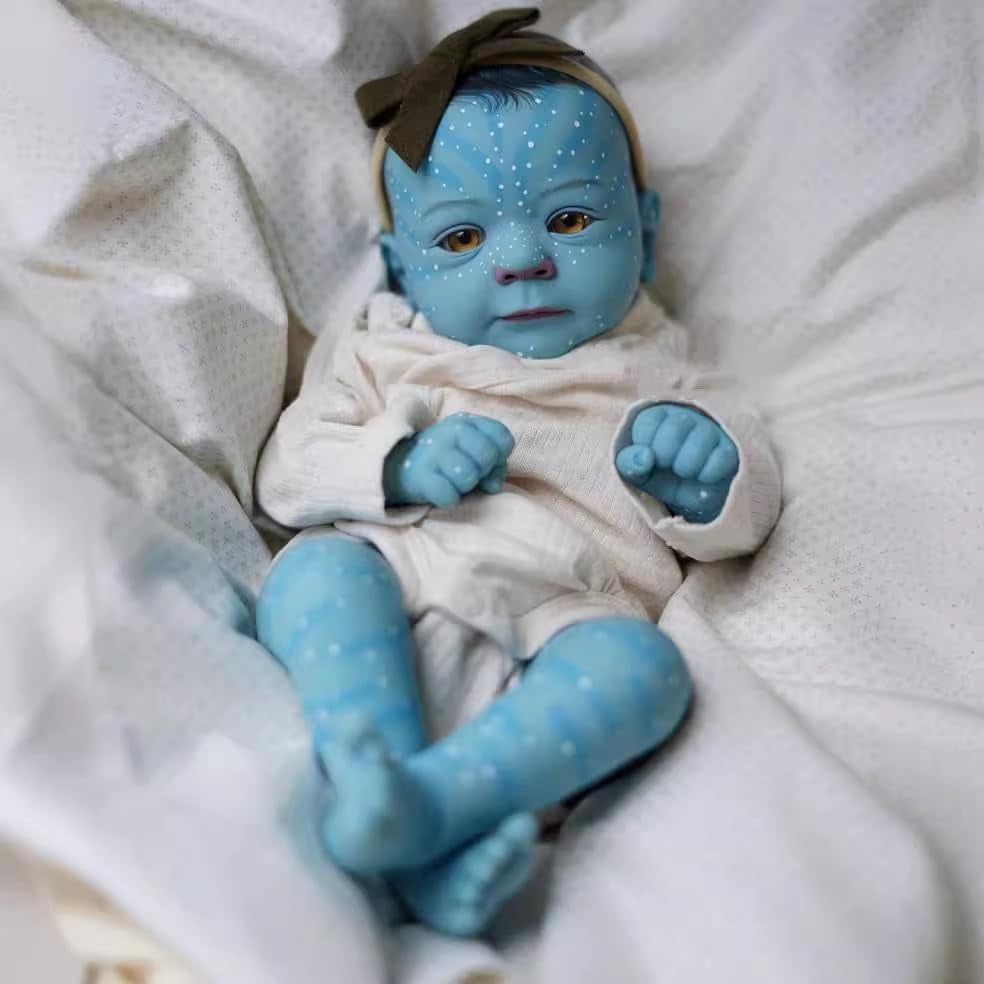 19 Inch Lifelike Reborn Baby Dolls Soft Body Realistic Newborn Baby Dolls Real Life Best Birthday Present for Kids Age 3+