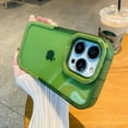 thumbnail image 3 of Candy Color Camera Lens Stand Clear Phone Case For iPhone 15 13 12 11 Pro Max 14Pro X XS Max Invisible Folding Holder Back Cover Red iPhone 11Pro Max, 3 of 6