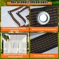 thumbnail image 3 of 8x20 FT Heavy Duty Clear Waterproof Tarps Outdoor Garden Rainproof Covering,Clear Vinyl Tarp with Grommets,Transparent Waterproof Tarpaulin for Covering Henhouse Porch Canopy Plant Camping, 3 of 8