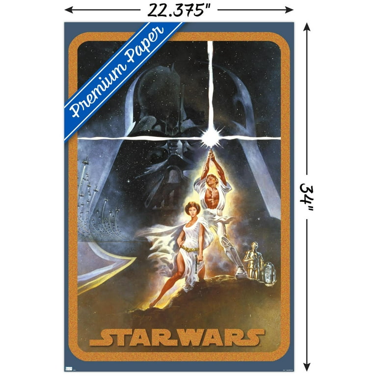 Star Wars: A New Hope - Galaxy Pose Wall Poster, 22.375