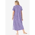 thumbnail image 2 of Dreams & Co. Plus Size Long Henley Sleepshirt, 2 of 6