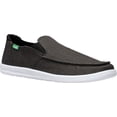 thumbnail image 1 of Sanuk Men's Hi Five Black Ankle-High Canvas Slip-On Shoes - 9M, 1 of 6