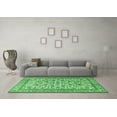 thumbnail image 3 of Ahgly Company Indoor Rectangle Persian Emerald Green Traditional Area Rugs, 3' x 5', 3 of 4