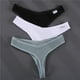 thumbnail image 4 of 3 Unids/Set G-string Bragas De Algodón Ropa Interior De Las Mujeres Sexy Femeninas Tanga Color Sólido Lencería M-XL Diseñopangjing, 4 of 4