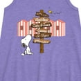 thumbnail image 2 of Peanuts - Summer Edition - Snoopy Looking for a Destination on Sign - Toddler & Youth Girls A-line Dress, 2 of 4
