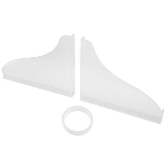 OFFIGAM 2-Pack Transparent Acrylic Shower Floor Protector to Keep Bathroom Dry and Clean