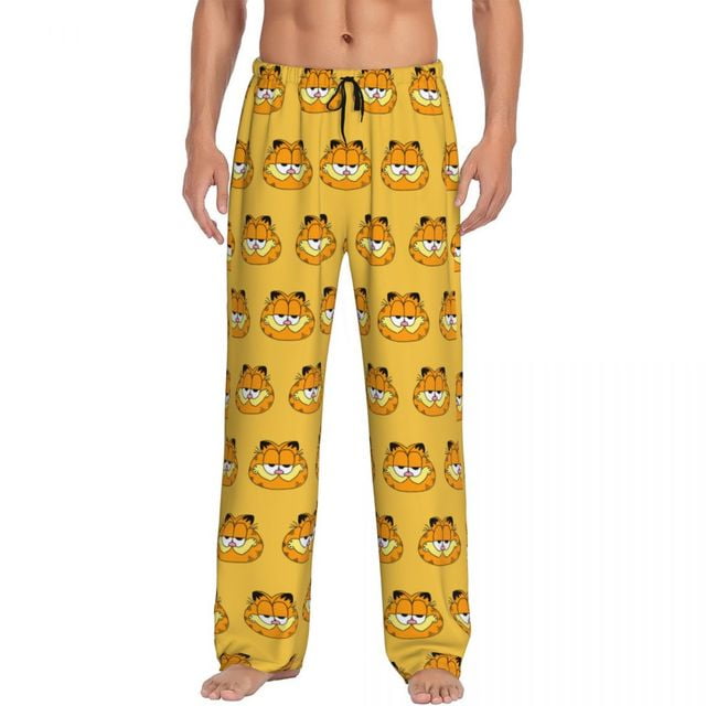 Pantalon de Pyjama Personnalisé Garfields Motif Chat Dessin Animé