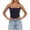 Navy, variant on Wang6 Women Spaghetti Strap Cropped Camisole Trendy Sleeveless Cami Undershirts Square Neck Summer Tops Tees White XS