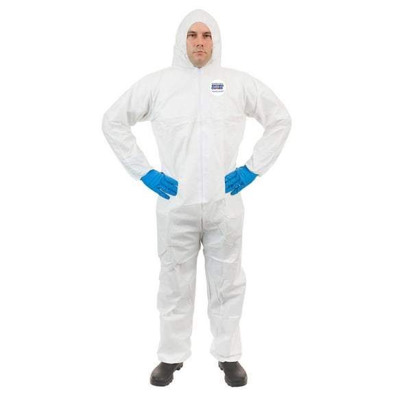 ValuGuard MP™, Lightweight Microporous Coverall with Attached Hood, Elastic Wrist & Ankle