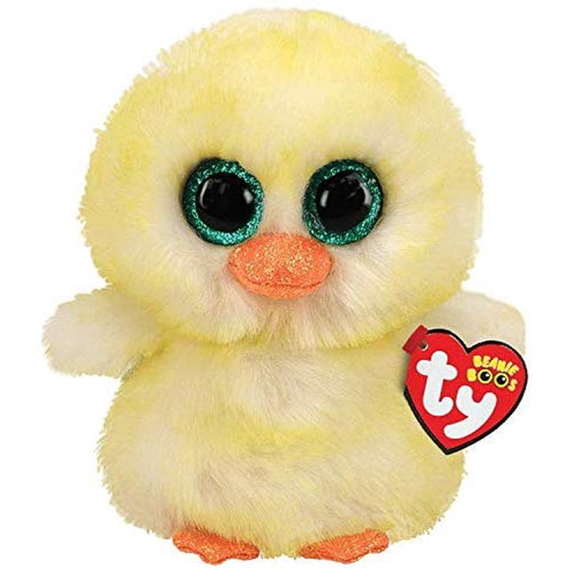 Ty Rabbit Chick TY Beanie Boos -2020 Easter Lemon Drop The Chick (Glitter Eyes) Small 6 ...