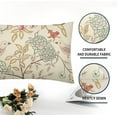 thumbnail image 2 of Vintage Floral Bird Lumbar Pillow Covers 12x20 Inch Set of 2 Pink Green Flowers Leaves Decorative Throw Pillows for Couch Chinoiserie Pillow Cases Home Decor for Sofa Bed Porch Living Room Outdoor, 2 of 6