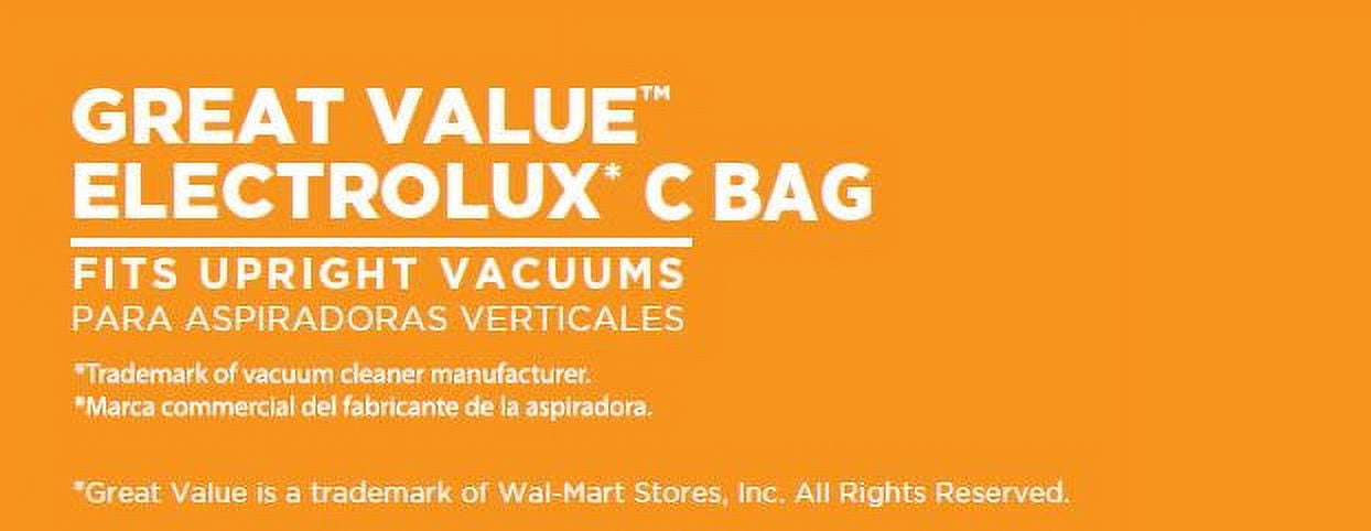 (2 pack) Great Value Electrolux Style C Vacuum Bag, 2376 (3 count)
