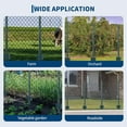 thumbnail image 5 of Garvee 10 Packs Fence Post, 4 Feet Garden Fence Stakes with U-Channel, Metal Corner Anchor Posts for Holding Garden Wire Fence, 5 of 7