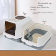 thumbnail image 2 of Anti-Splash And Deodorizing Fully Enclosed Cat Litter Box For Happy Cats, 2 of 5