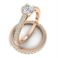 thumbnail image 3 of 1.50ctw Diamond Engagement Ring Bridal Set in 14k Rose Gold (G-H, I2-I3, 1.50ctw), 3 of 5