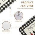 thumbnail image 4 of Merry Christmas Dish Drying Mat Buffalo Plaid Large Kitchen Mats Dish Drying Pad Xmas Christmas Tree Absorbent Dish Dryer Mat for Kitchen Countertops Microfiber Drainer Pad Dish Drying Mats, 4 of 7