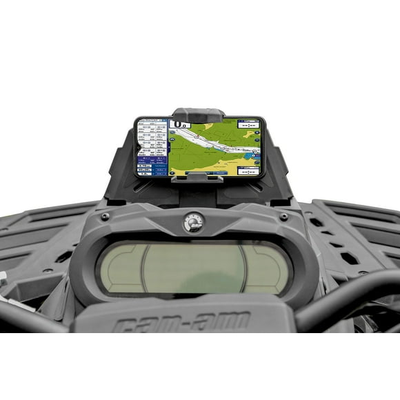 SAUTVS Support Électronique pour Can-Am Outlander 500 650 800 1000 L MAX, Support GPS pour Téléphone Intelligent Tablette avec Boîte de Rangement pour Accessoires Can Am Outlander 500 650 800 1000 L MAX 715004919