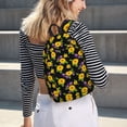 thumbnail image 5 of Naloa Daisies Flowers Print Durable Canvas College Rucksack,Laptop Excursion Backpack,Travel Notebook School Backpack,Bookbag For Men Women, 5 of 5