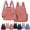 pink, variant on Large Backpack for Women Waterproof Travel Backpack Shoulder Bag Nylon Bookbag Ladies Casual Daypack with Small Coin Purse