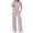 A-Pink, variant on Two Piece Sets for Women Fall Long Sleeve Ruched Tops and Wide Leg Pants Tracksuit Outfits Ladies Fashion Casual Lounge Sets