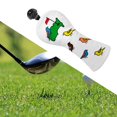 thumbnail image 4 of Cubiertas para golf para palos para golf, de cubierta de conductor para golf de material cuero PU impermeable con numerado DYNWAVEMX Funda para palos de golf, 4 of 8