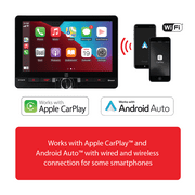 Dual DCPA81W 8 Wireless CarPlay Android Auto | Single/Double DIN | Cam Inputs