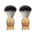 thumbnail image 1 of 2 Pack Shaving Brush for Men with Hard Wood Handle, Luxury Professional Hair Salon Tool Gifts for Men, Perfect Fathers Day Gifts from daughter, wife o, 1 of 5