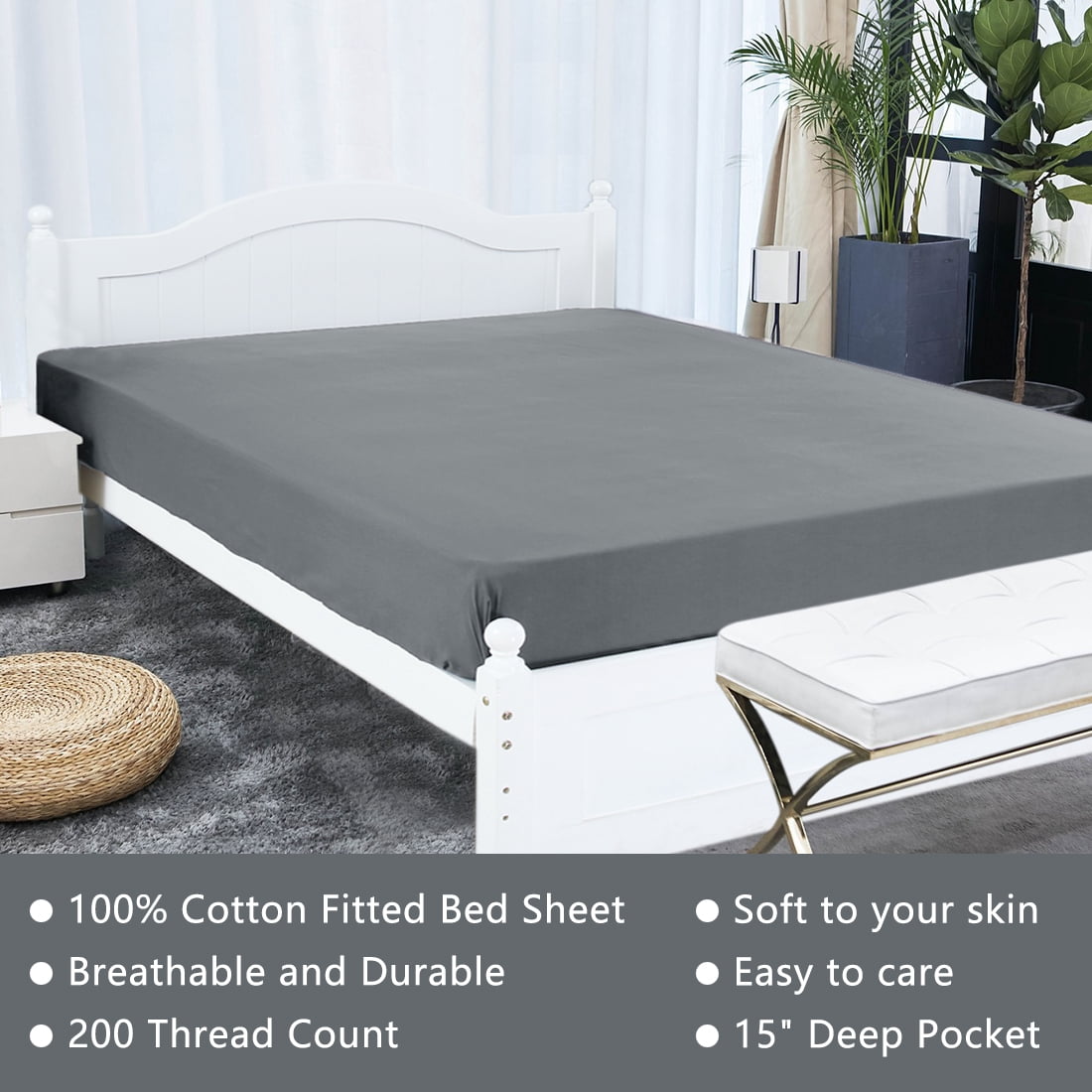 15 inch pocket fitted sheets