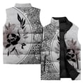 thumbnail image 4 of Chaqueta sin mangas de invierno para hombre, chaqueta con estampado de arte abstracto en 3D, chaleco para deportes al aire libre, acampada, chaqueta de moda para hombre, 4 of 4