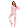 thumbnail image 7 of GLOBAL 100% Cotton Pajamas for Women Notch Collar Pjs Cozy Button Down Homewear with Pockets, Spring & Summer, 2-Piece, Sizes S to 3X, 7 of 7