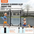 thumbnail image 2 of VEVOR Pool Fence Gate, 4 x 2.5 FT Pool Gate for Inground Pools, Pool Safety Fence Gate Kit with Stainless Steel Latch, Removable Child Safety Pool Fencing, Easy DIY Installation, 2 of 9