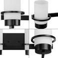 thumbnail image 3 of P300416-31M-Progress Lighting-Reiss - 4 Light Bath Vanity In Modern Style-7 Inches Tall and 5.75 Inches Wide-Matte Black Finish, 3 of 11