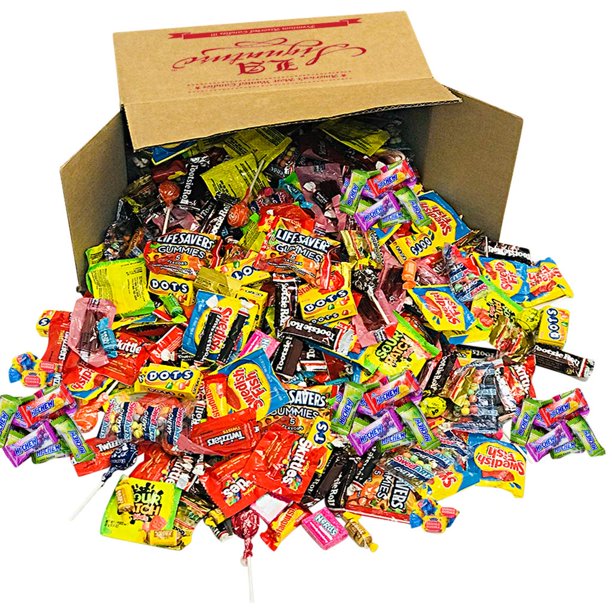Assorted Classic Candy Huge Party Mix Bulk Box 11 25 Lbs 180 Oz Classic Candies Like Hi Chew Starburst Haribo Skittles Swedish Fish Sweetarts Sour Patch Tootsie Over 430 Pieces Walmart Com Walmart Com
