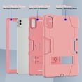 thumbnail image 2 of Dteck for Lenovo Tab M10 5G 10.6 Inch TB360ZU 2023 Case, Heavy Duty Protection Shockproof Rugged Case with Kickstand,Rosegold, 2 of 6