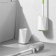 thumbnail image 2 of Kearding Soporte de cepillo de baño de montaje en pared, limpieza de PP, cepillos de ángulo muerto de 360 grados, herramientas de Suministros de limpieza para el hogar Blanco verde, 2 of 6