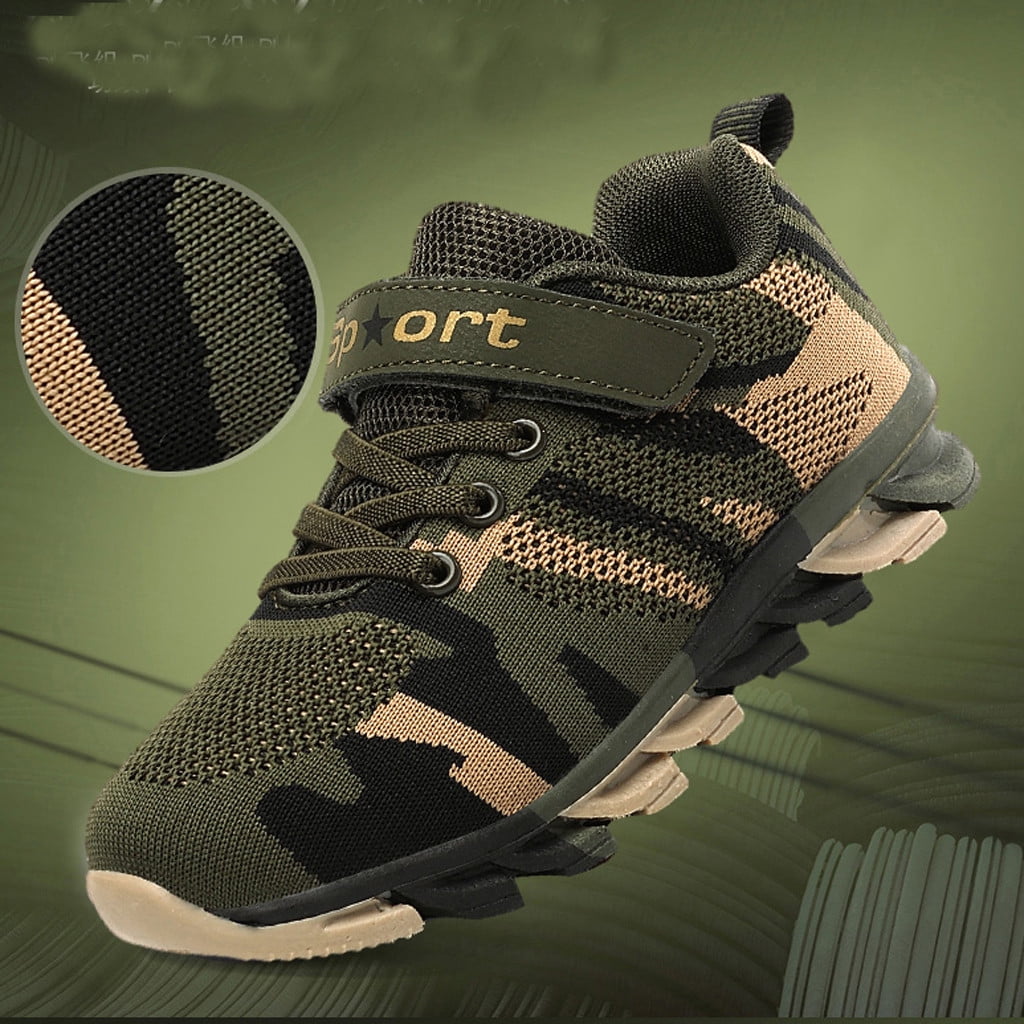 Baby Boy Shoes Fashion Boy Big Boy Camouflage Mesh Breathable