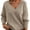 Beige, variant on Breezora Loose Fit V Neck Knit Pullover Women Casual All Season Knitwear Versatile Basic Sweater XXXL Size Beige